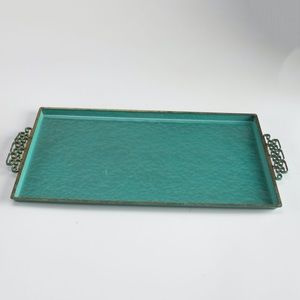 Vintage Kyes Moire Glaze Serving Tray